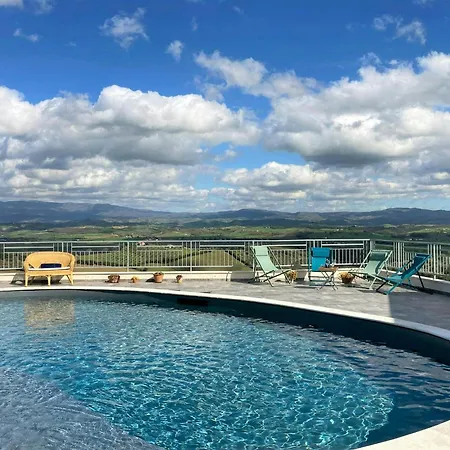 بيت للعطل With Views Over Ombrone Valley *