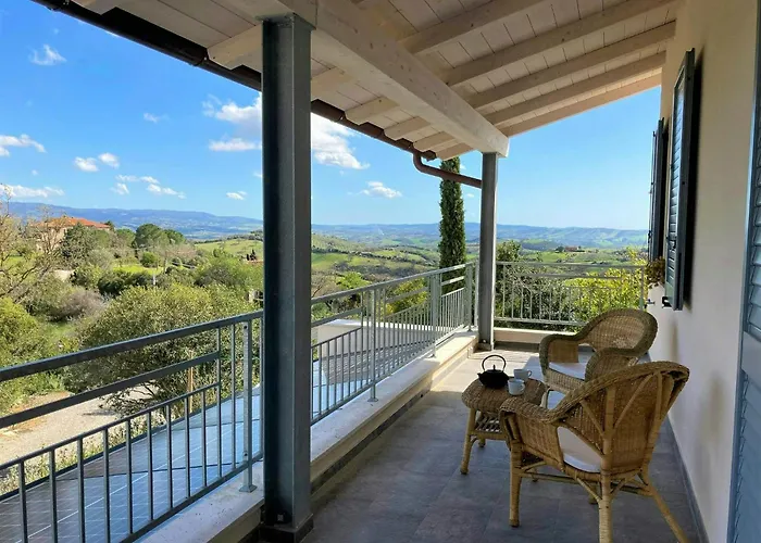 With Views Over Ombrone Valley *