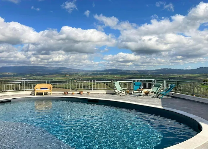 펜션 With Views Over Ombrone Valley *